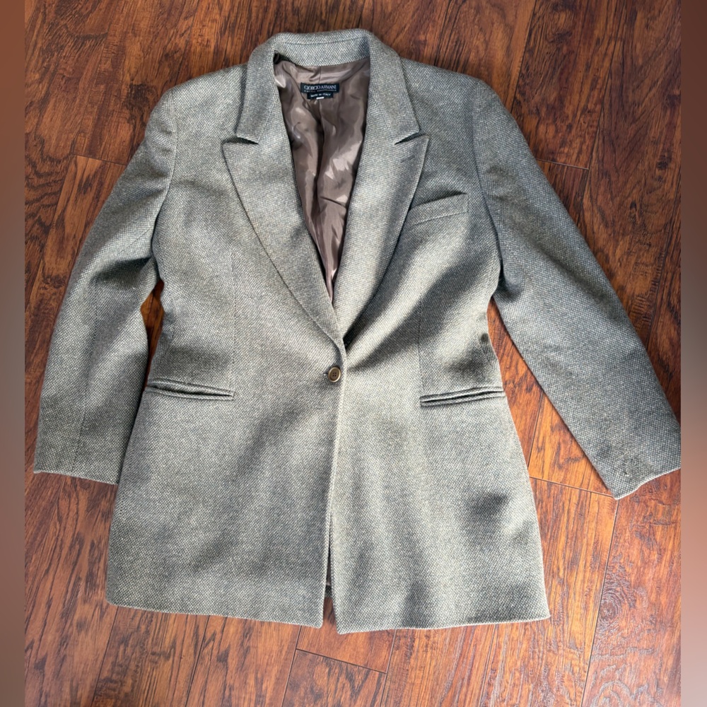 GIORGIO ARMANI Cashmere Coat Size 46